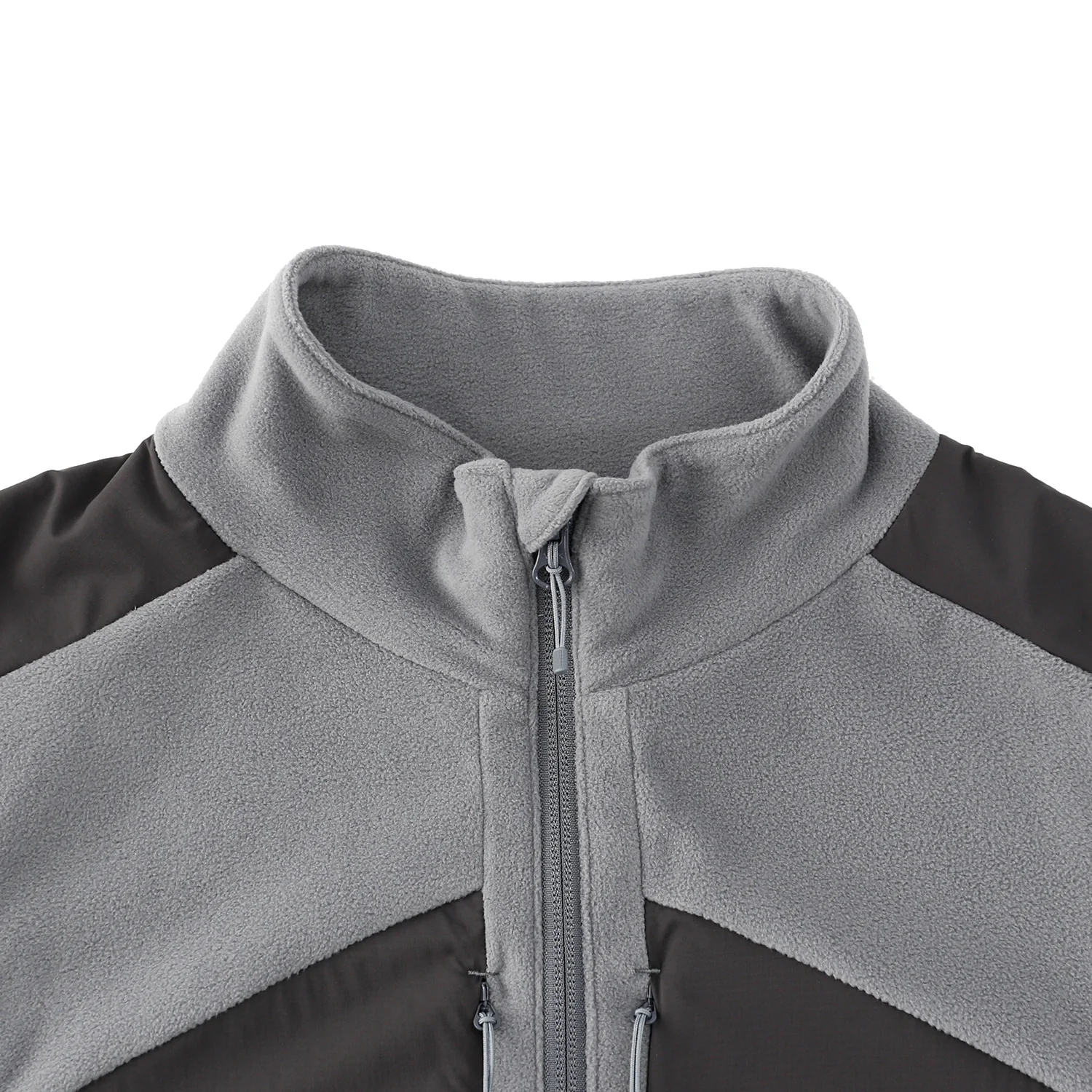 Cayl Men's Polartec® Micro Fleece Jacket "Light Grey" - Image 3
